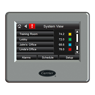 carrier SYS1 4 CAR controls md