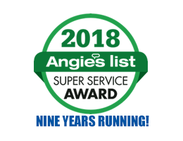 2018 Angie's List Super Service Award Winner