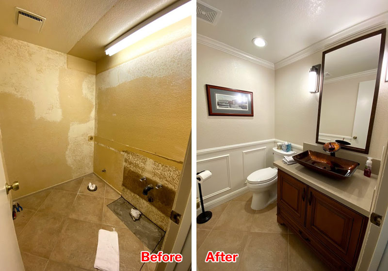 Before & After Bathroom Remodeling Project