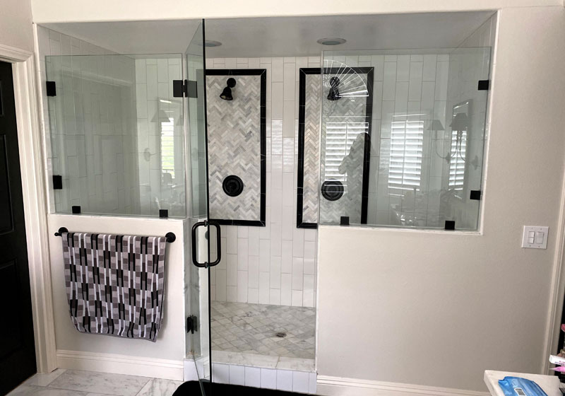Double Shower Installation & Bathroom Remodel