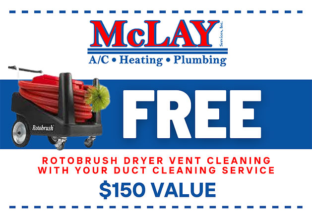 Free Rotobrush Dryer Vent Cleaning with Duct Cleaning